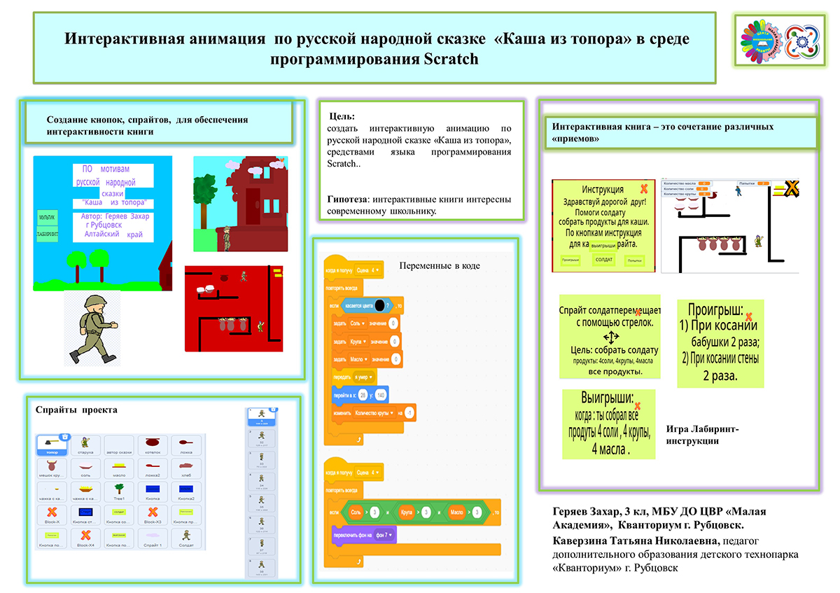 ИНТЕРАКТИВНАЯ АНИМАЦИЯ ПО РУССКОЙ НАРОДНОЙ СКАЗКЕ 