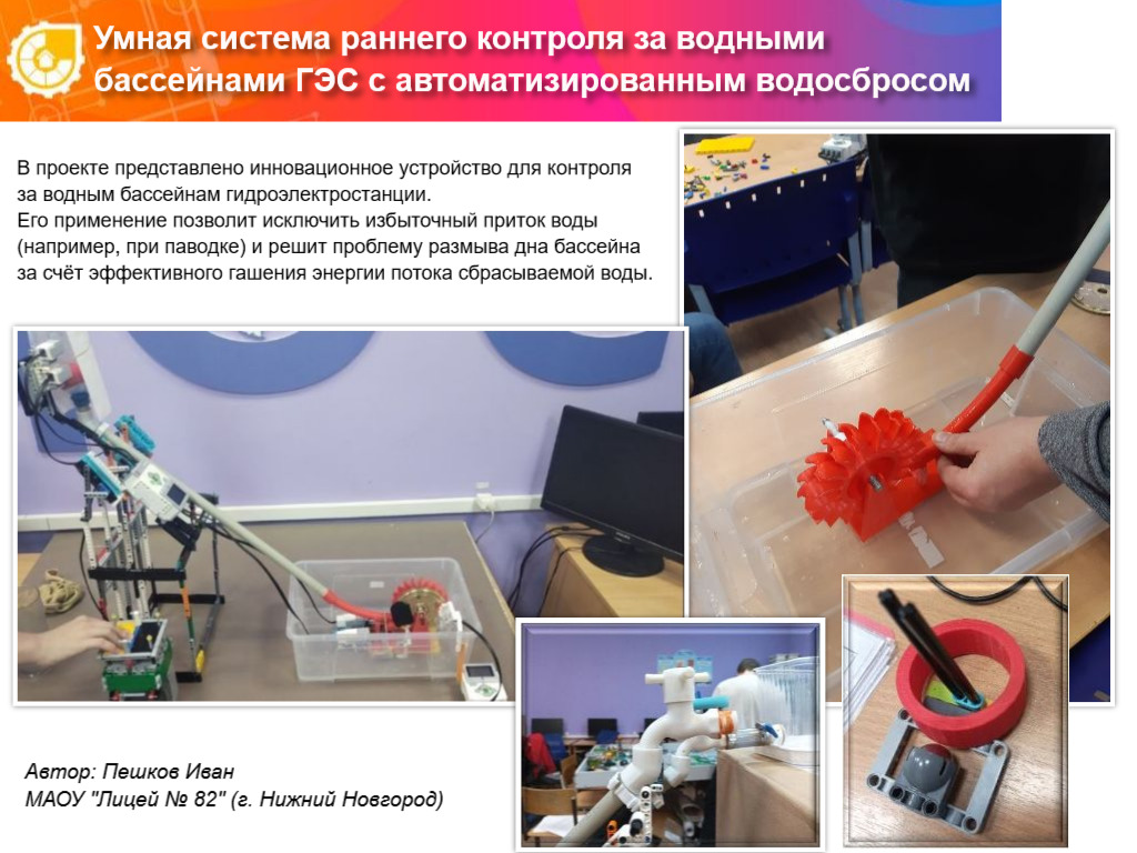 УМНАЯ СИСТЕМА РАННЕГО КОНТРОЛЯ ЗА ВОДНЫМИ БАССЕЙНАМИ ГЭС С АВТОМАТИЗИРОВАННЫМ ВОДОСБРОСОМ