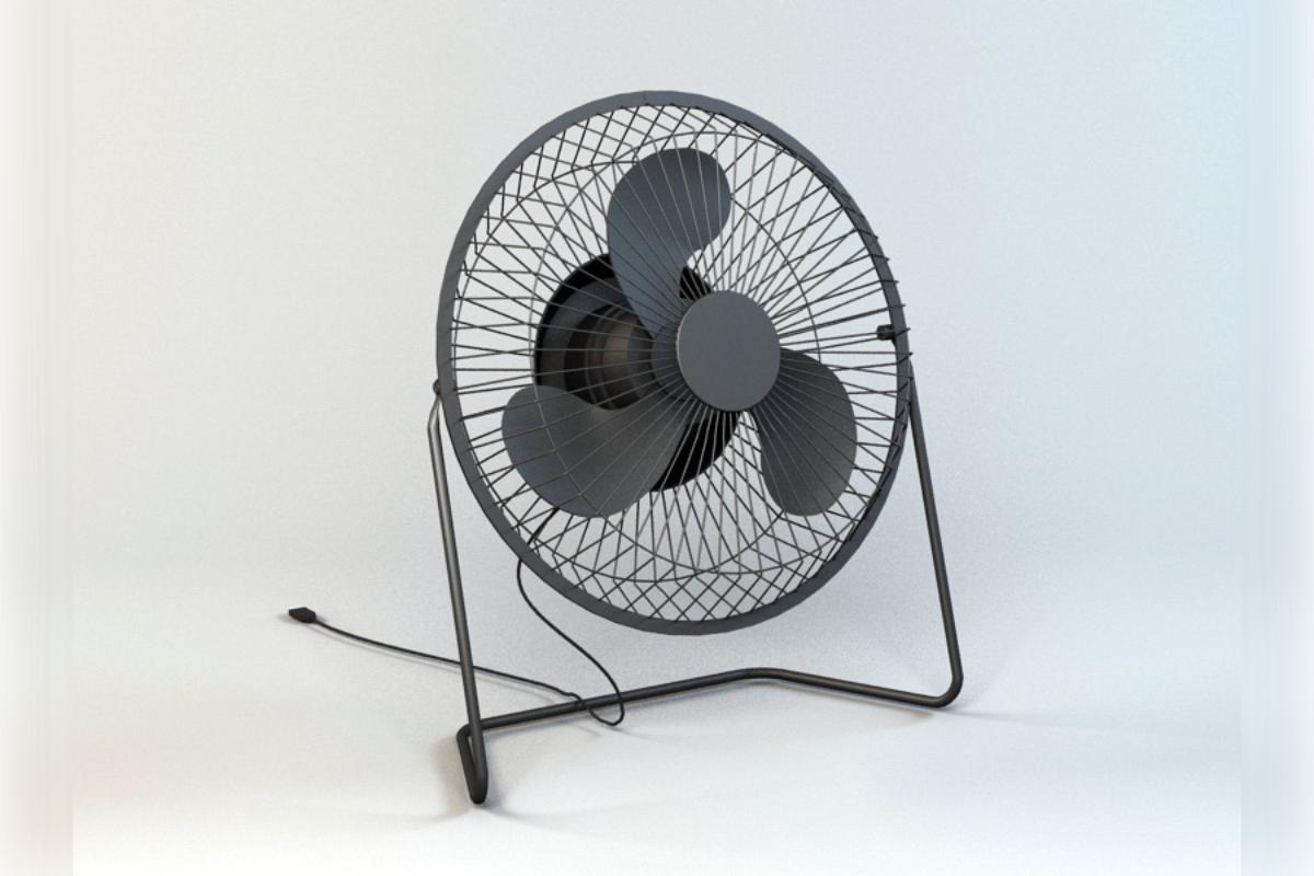 Создание 3D-модели настольного вентилятора