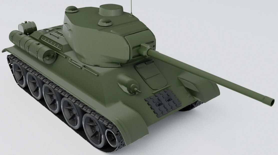 3D-модель танка 